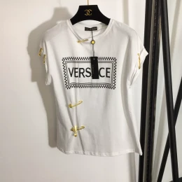 versace t-shirt manches courtes pour femme s_12b0052